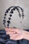 Alpha Shuttle Glass Crystal Stone Bridal Henna Crown