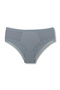 Interlock Tulle Detailed Women's High Waist Panties with Elastic Waist