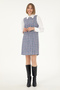 Women's Blue Woven Dress 50290360 -Vr036