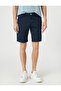 3sam40007hw Men's Denim Canvas Shorts Navy Blue - 3