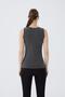 Sleeveless Crew Neck Cotton Women's Body T-Shirt 2048 - 2