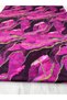 Fuchsia Marble Pattern Dress Shirt Fabric Tivil Satin Fabric Our Product Is Sold by the Piece 1 Piece 1 Meter - 3