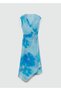 Patterned wrap-cut dress - 3