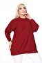 Crew Neck Comfortable Fit Large Size Knitwear Sweater - 5
