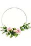 10 Pcs 25 cm Metal Only Circle Galvanized Circle Wire Pulley Door Decoration Wall Decoration Shower - 2