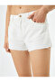 Şahika Ercümen Mini Denim Shorts - Normal Waist - 5