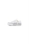 Thick Sole Black and White Half Ankle Linen Sneaker Sneakers - 3