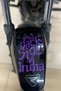 Oracal Purple Color the Dark Side of India Sticker Label for Tvs-Bajaj Engine Assembly (1 Piece) - 4
