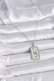 316L Steel Silver Color Chain Pisces Zodiac Sign Zircon Stone Women's Necklace Tj-Bko9455 - 2
