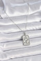 Ramia-Premium |   316L Steel Silver Color Chain Leo Zodiac Sign Zircon Stone Women's Necklace Tj-Bko9451 |   Tg.Ty - 2
