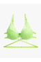 Lace Bra with Cross-Tie Detail