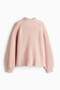 Rib-knit turtleneck jumper