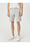 Basic Bermuda Shorts Cotton Pocket Buttoned - 3
