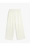 Palazzo Beach Pants with Elastic Waist Stripe Detail - 2
