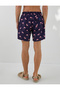 Swim Shorts Flamingo Printed With Waist Lace Pocket - 6
