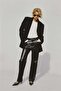 Straight coated trousers - 3