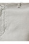 Basic Bermuda Shorts Cotton Pocket Buttoned - 6
