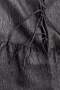 Jacquard-weave tie-front blouse - 2