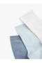 3-Piece Basic Socks Set - Multicolored - 3