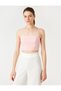 Crop tank top with thin straps - 3