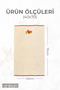 8 Pack Beige Kitchen Towels Strawberry Pattern 100% Cotton - 40X70 Cm, 120 Gr Hand and Face Towels - 4