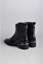 Select 88112 genuine leather heel women's boot (4.5cm) black patent leather - 6