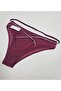 Cross Stone Banded Women's Bikini Panties - 4