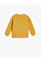 Printed Crew Neck Long Sleeve Raster Sweatshirt - 2