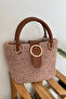 Dil Kapak Taba Bag Knitting Kit with Gold Buckle - 2