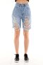 Loose Laser Women's Jean Shorts 2430 Ice Blue - 3