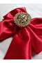 Red Stone Satin Buckle - 2