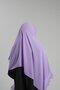 Purple Prayer Hijab Shawl Chiffon Laced 202106_22 - 3