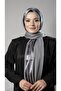 Gray Striped Striped Shawl Viscose Fabric Bursa Dolama 202109_15 - 2