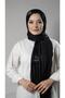 Black Striped Striped Shawl Viscose Fabric Bursa Dolama 202109_01 - 2