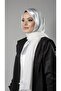 White Stripe Striped Shawl Viscose Fabric Bursa Dolama 202109_42
