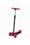 3 Wheel Steering Wheel Height Adjustable Kids Scooter with Led Lights