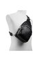 Men's Black Cross Body Bag With Single Compartment - 4