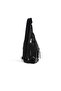 Men's Black Cross Body Bag With Single Compartment - 2
