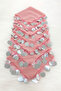 Powder Silver Chiffon Halay Handkerchief 10 Pieces, Bride Groom Wedding Henna Circumcision Engagement Bride