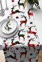 White New Year New Year Christmas Christmas Runner Table Cloth 40X140Cm Rnr633