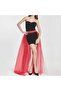 High Waist Detachable Multi-Purpose Combination Complementary 4 Layer Half Tulle Skirt