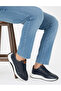 Navy Blue 100% Leather Sneaker 50296094-Vr033 - 6