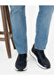 Navy Blue 100% Leather Sneaker 50296094-Vr033 - 7