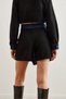 Women's Black Denim Button Detailed Chanel Shorts Skirt Etk- 19000291 - 8