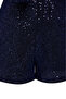 Lacivert Kruvaze Regular Kısa / Mini Örme Tulum TPRSS25TU00001 - 8