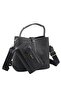 Elegant Black Shoulder and Hand Bag Medium Size - 3