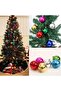 6 Pieces Cici Ball Mixed Christmas Pine Tree Ornament Decor Ornament Set 6 cm
