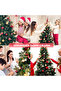 6 Pieces Cici Ball Mixed Christmas Pine Tree Ornament Decor Ornament Set 6 cm - 3