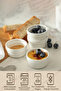 6 Pieces of Multi-Purpose Ceramic Souffle Bowl - Cake Mold - Snack Bowl - 3