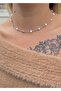Silver Dore Heart Star Women's Necklace - 2